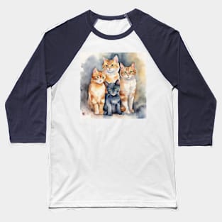 Cats, cats, cats! Baseball T-Shirt